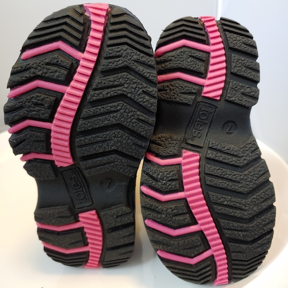 TOTES Toddler Girl JoJo Waterproof Boots - Picture 6 of 10